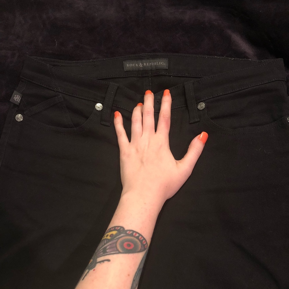 NWOT Rock & Republic Black Women’s Jeans Size 8